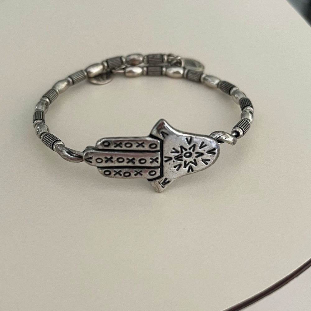 Evil eye and hamsa hand Alex and ani bracelets